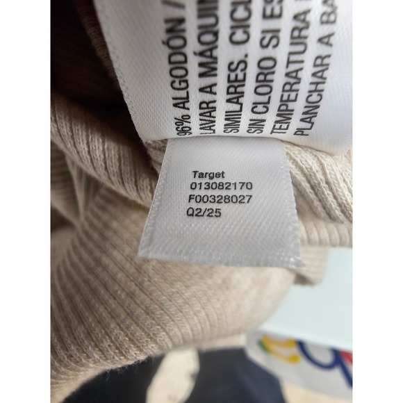 Universal Thread Womens Oatmeal Heather Rib Knit Button Front Midi Dress Size M - Picture 6 of 7